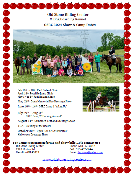 Oldstone Riding Center 2024 Flyer