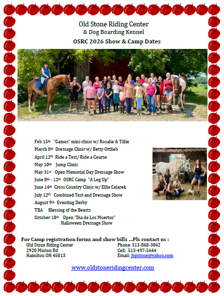 Oldstone Riding Center 2024 Flyer